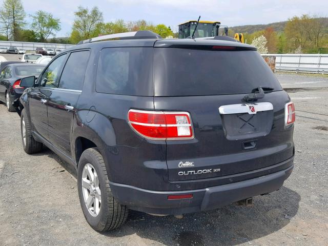 5GZLRVED7AJ128774 - 2010 SATURN OUTLOOK XR შავი ფოტო 3