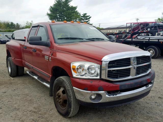 3D7MX48A67G847683 - 2007 DODGE RAM 3500 S RED photo 1