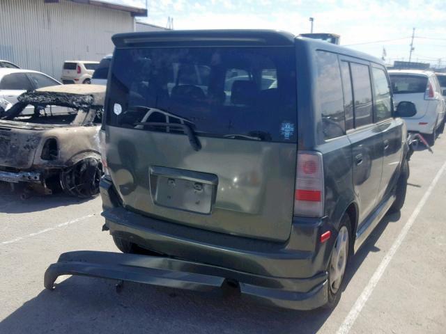 JTLKT324354005859 - 2005 TOYOTA SCION XB 绿色 照片 4