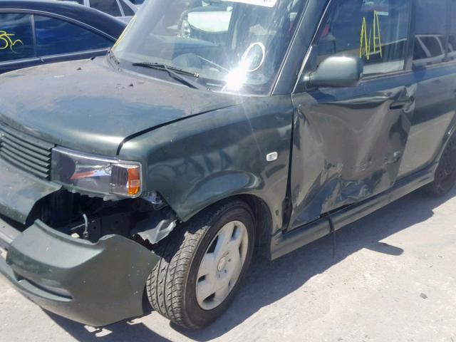 JTLKT324354005859 - 2005 TOYOTA SCION XB 绿色 照片 9
