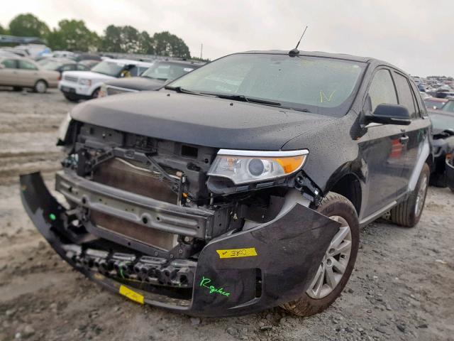 2FMDK3KCXEBB82750 - 2014 FORD EDGE LIMIT BLACK photo 2