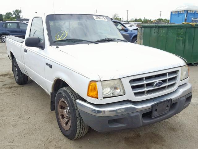 1FTYR10D52PA76034 - 2002 FORD RANGER WHITE photo 1