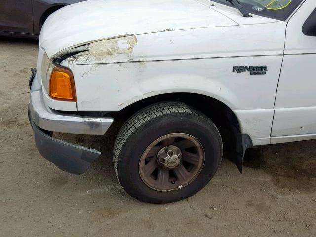 1FTYR10D52PA76034 - 2002 FORD RANGER WHITE photo 9