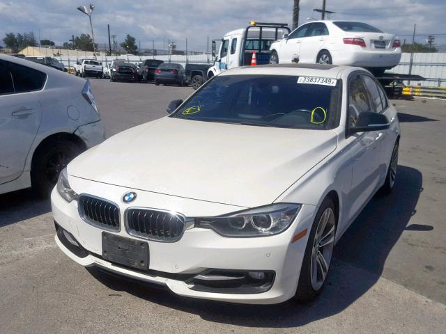 WBA3D3C5XEK155660 - 2014 BMW 328 D WHITE photo 2