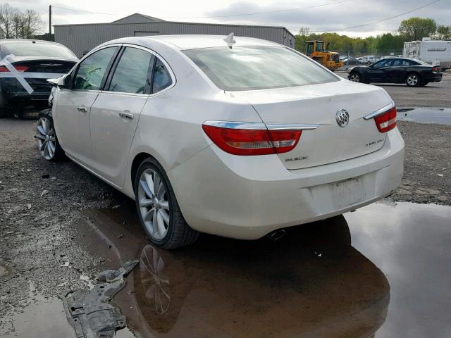 1G4PP5SK7E4214453 - 2014 BUICK VERANO WHITE photo 3