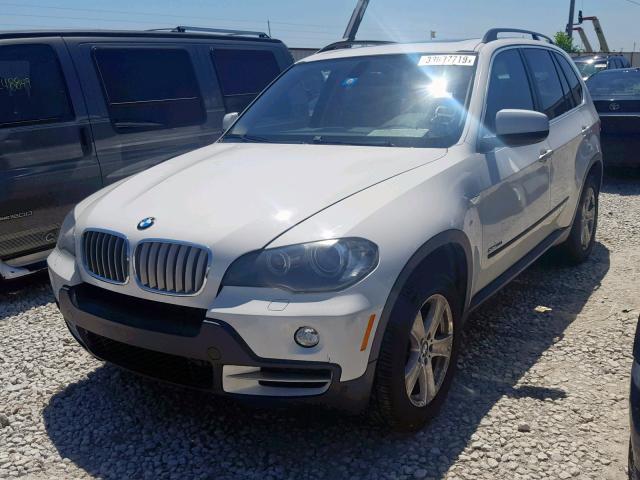 5UXFE835X9L308515 - 2009 BMW X5 XDRIVE4 WHITE photo 2