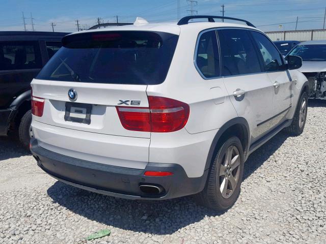 5UXFE835X9L308515 - 2009 BMW X5 XDRIVE4 WHITE photo 4