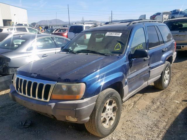 1J4GW58S5XC751324 - 1999 JEEP GRAND CHER BLUE photo 2