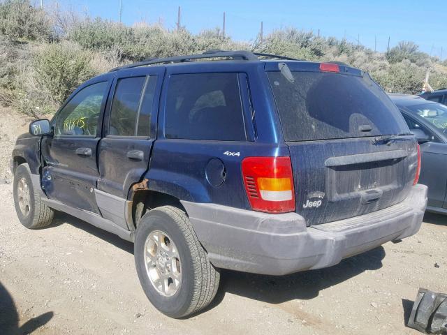 1J4GW58S5XC751324 - 1999 JEEP GRAND CHER BLUE photo 3