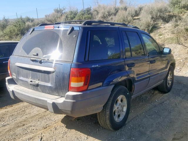 1J4GW58S5XC751324 - 1999 JEEP GRAND CHER BLUE photo 4