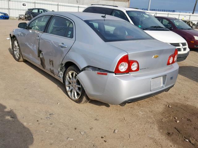 1G1ZE5E74AF201127 - 2010 CHEVROLET MALIBU LTZ SILVER photo 3