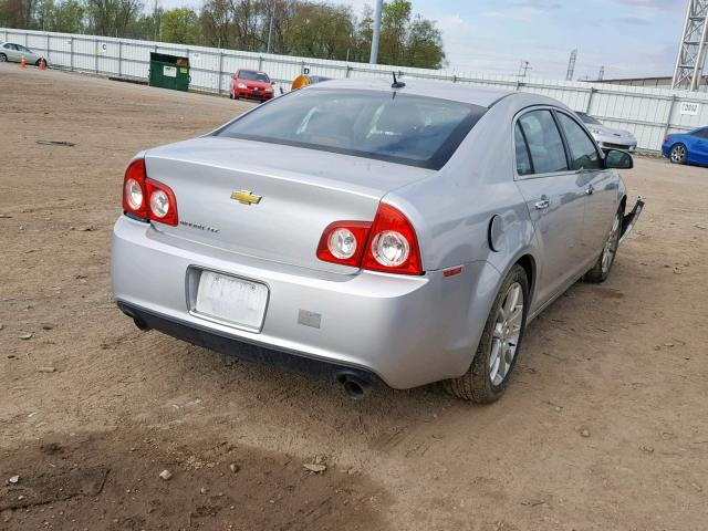 1G1ZE5E74AF201127 - 2010 CHEVROLET MALIBU LTZ SILVER photo 4