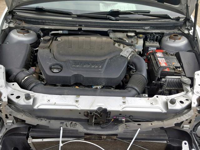 1G1ZE5E74AF201127 - 2010 CHEVROLET MALIBU LTZ SILVER photo 7