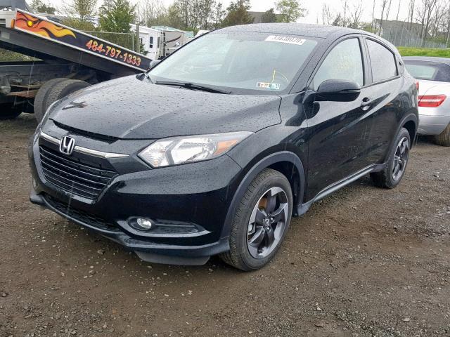 3CZRU6H53JG722083 - 2018 HONDA HR-V EX BLACK photo 2