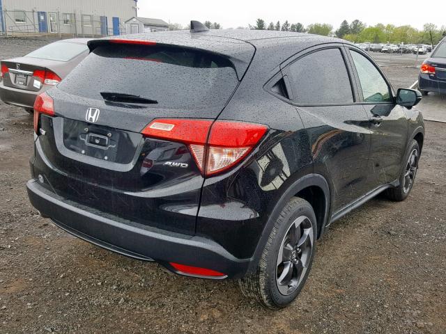 3CZRU6H53JG722083 - 2018 HONDA HR-V EX BLACK photo 4