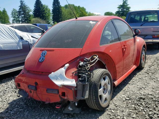 3VWCA21C6YM466990 - 2000 VOLKSWAGEN NEW BEETLE Qırmızı foto 4
