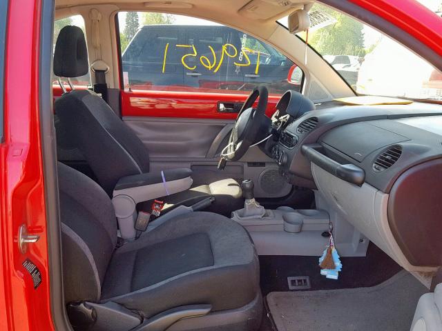 3VWCA21C6YM466990 - 2000 VOLKSWAGEN NEW BEETLE Qırmızı foto 5