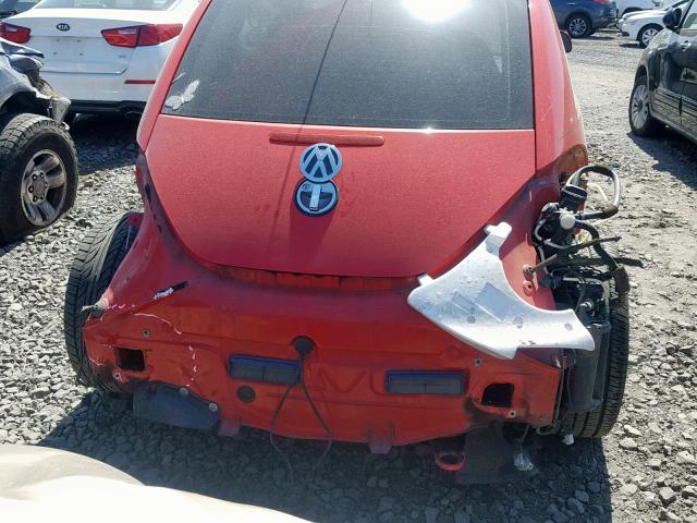 3VWCA21C6YM466990 - 2000 VOLKSWAGEN NEW BEETLE Qırmızı foto 9