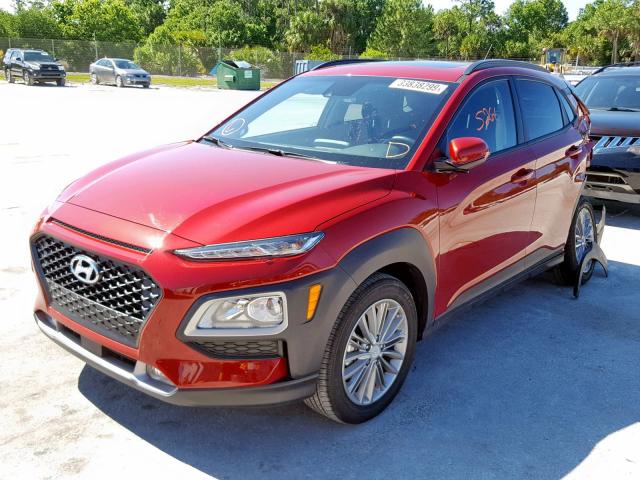 KM8K6CAAXJU149151 - 2018 HYUNDAI KONA SEL RED photo 2