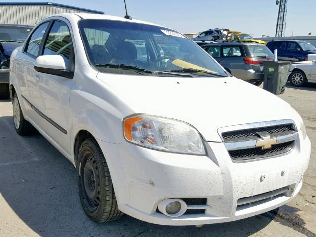 KL1TG5DE6BB247792 - 2011 CHEVROLET AVEO LT WHITE photo 1