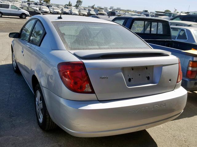 1G8AN18F87Z154928 - 2007 SATURN ION LEVEL SILVER photo 3