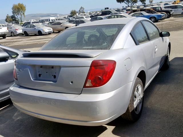 1G8AN18F87Z154928 - 2007 SATURN ION LEVEL SILVER photo 4
