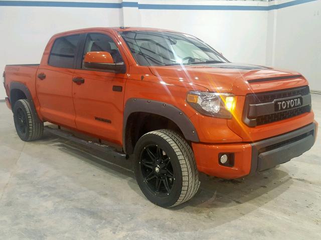 5TFDY5F11FX468584 - 2015 TOYOTA TUNDRA CRE ORANGE photo 1