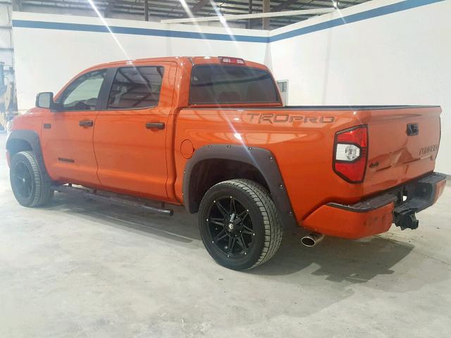 5TFDY5F11FX468584 - 2015 TOYOTA TUNDRA CRE ORANGE photo 3