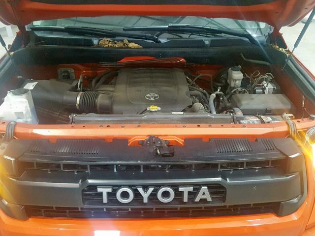 5TFDY5F11FX468584 - 2015 TOYOTA TUNDRA CRE ORANGE photo 7