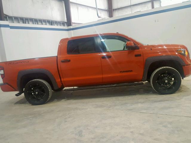 5TFDY5F11FX468584 - 2015 TOYOTA TUNDRA CRE ORANGE photo 9