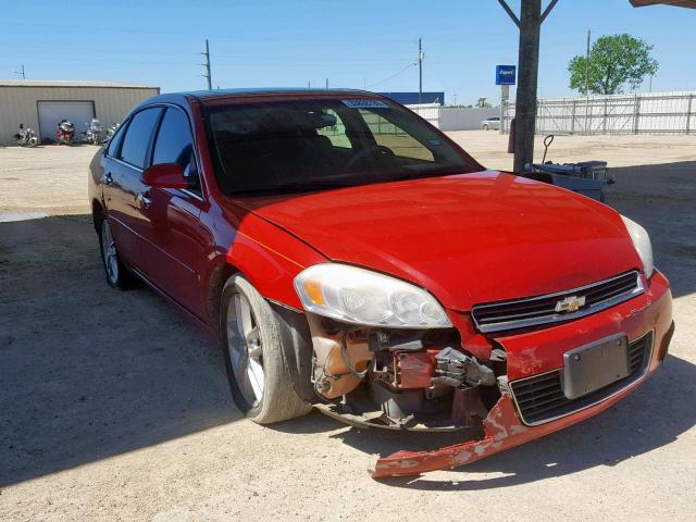 2G1WU583181269742 - 2008 CHEVROLET IMPALA LTZ RED photo 1