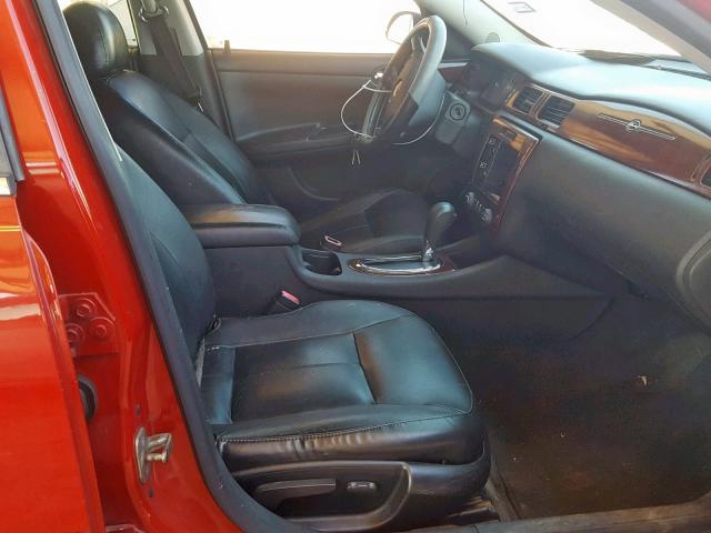 2G1WU583181269742 - 2008 CHEVROLET IMPALA LTZ RED photo 5