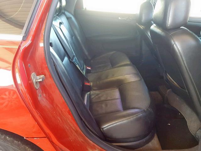 2G1WU583181269742 - 2008 CHEVROLET IMPALA LTZ RED photo 6