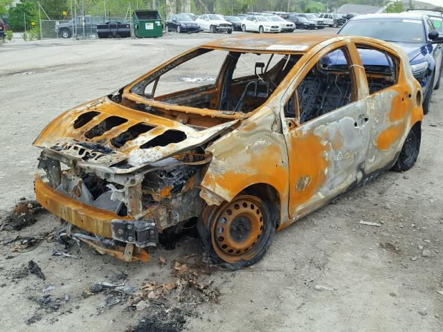 JTDKDTB35G1132245 - 2016 TOYOTA PRIUS C BURN photo 2