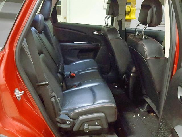 3C4PDDEG0ET312989 - 2014 DODGE JOURNEY R/ RED photo 6