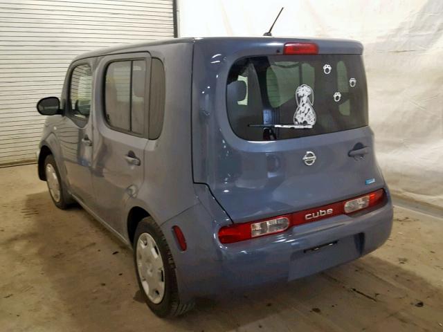 JN8AZ2KR3DT301940 - 2013 NISSAN CUBE S GRAY photo 3