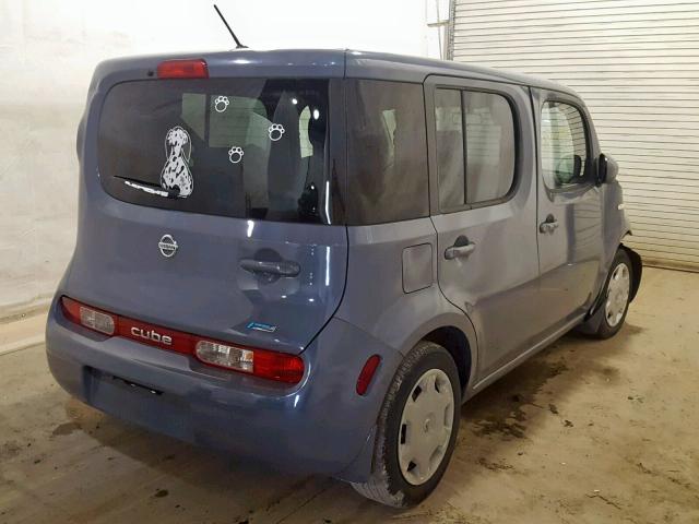 JN8AZ2KR3DT301940 - 2013 NISSAN CUBE S GRAY photo 4