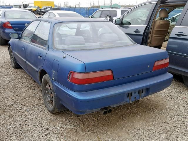 JH4DB156XMS802322 - 1991 ACURA INTEGRA GS BLUE photo 3