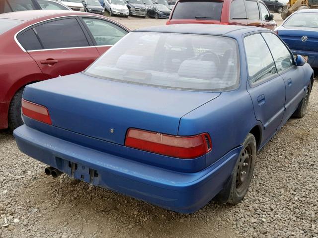 JH4DB156XMS802322 - 1991 ACURA INTEGRA GS BLUE photo 4