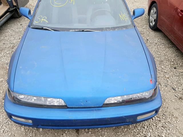 JH4DB156XMS802322 - 1991 ACURA INTEGRA GS BLUE photo 7