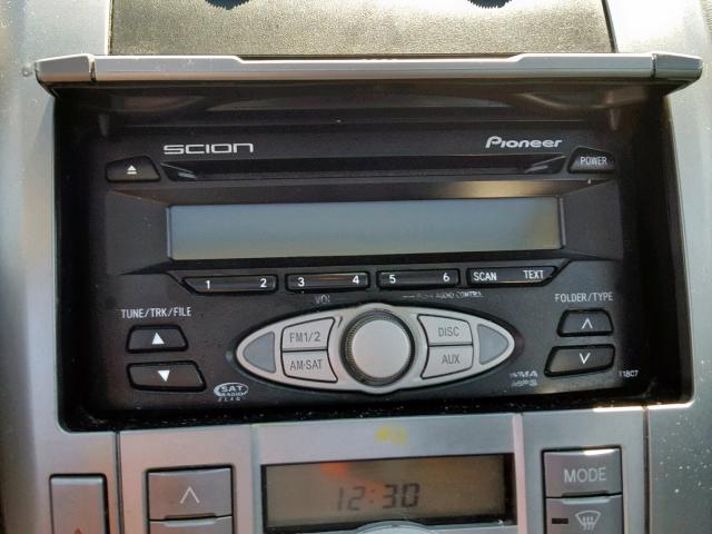 JTKDE177150051342 - 2005 TOYOTA SCION TC თეთრი ფოტო 9