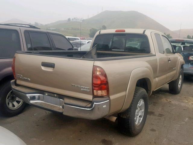 5TETX62N25Z125884 - 2005 TOYOTA TACOMA PRE CREAM photo 4