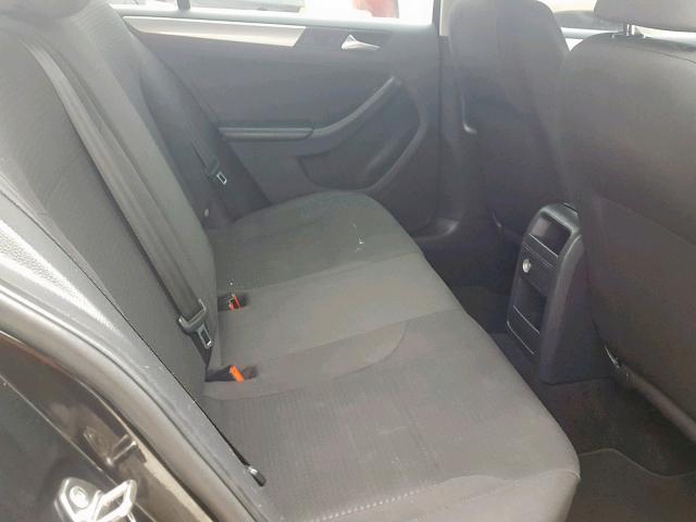 3VW2K7AJ5FM356451 - 2015 VOLKSWAGEN JETTA BASE BLACK photo 6