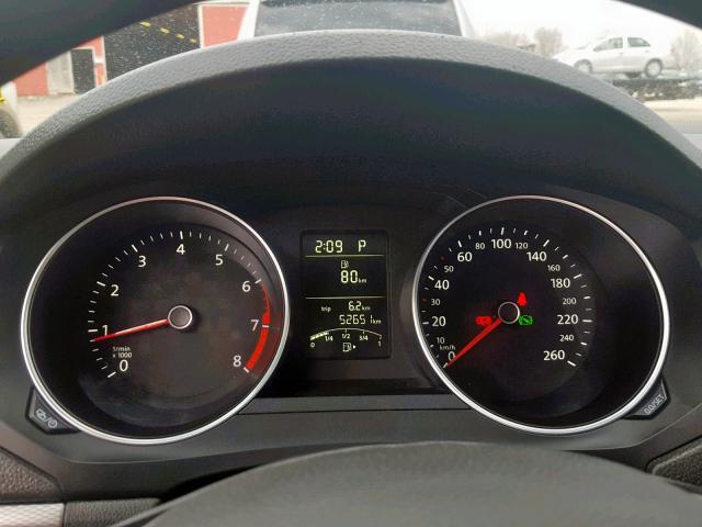 3VW2K7AJ5FM356451 - 2015 VOLKSWAGEN JETTA BASE BLACK photo 8