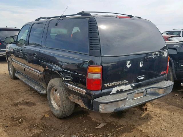 1GKFK16T01J273659 - 2001 GMC YUKON XL K BLACK photo 3