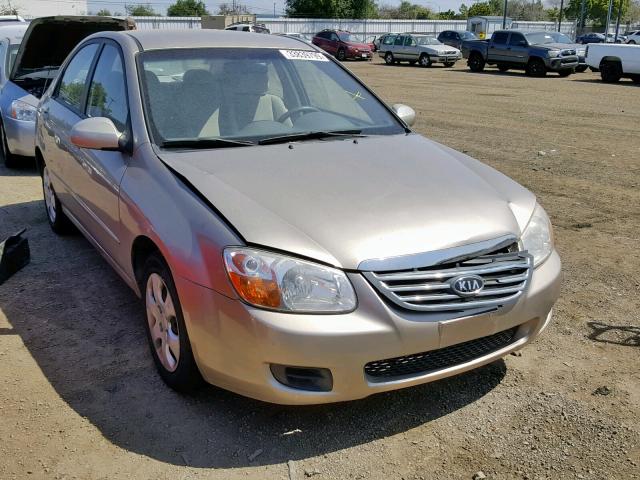 KNAFE121785520327 - 2008 KIA SPECTRA EX GOLD photo 1