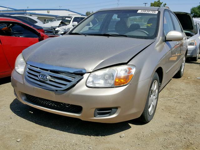 KNAFE121785520327 - 2008 KIA SPECTRA EX GOLD photo 2