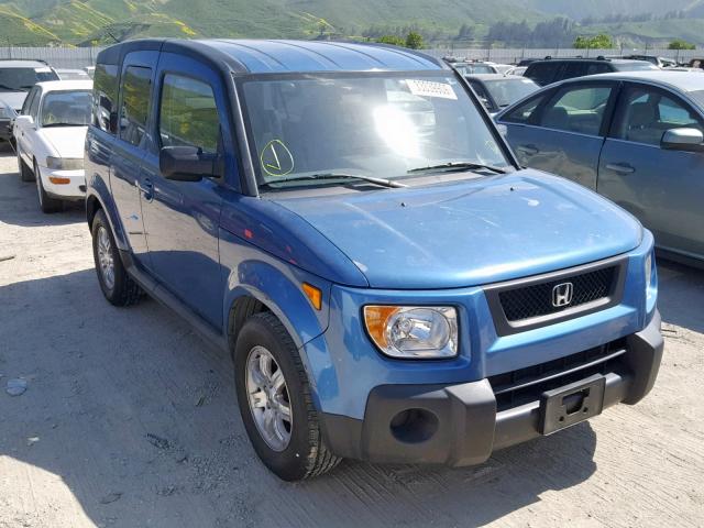 5J6YH28796L015185 - 2006 HONDA ELEMENT EX BLUE photo 1