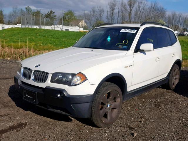 WBXPA93455WD04031 - 2005 BMW X3 3.0I WHITE photo 2