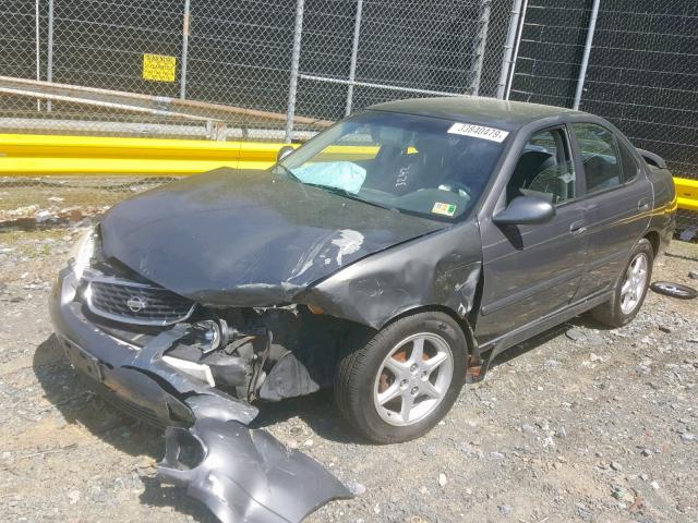 3N1BB51D51L112754 - 2001 NISSAN SENTRA SE GRAY photo 2